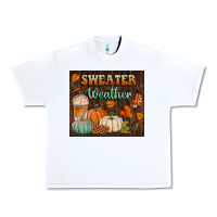 White sweater weather tumbler Urban Heavy Tee - BundleAndBundleShop