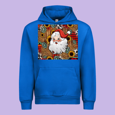 Western Santa Claus Urban Hoodie Designed By Jasminsmagicworld