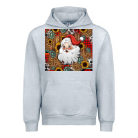Heather Grey western santa claus Urban Hoodie - Jasminsmagicworld