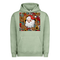 Pigment Oil Green western santa claus Urban Hoodie - Jasminsmagicworld