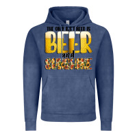 Vintage Denim The Only c B s I NeedIs Beer And Sunshine Vintage Hoodie - CowhideDigitalArt