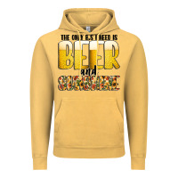 Vintage Mustard The Only c B s I NeedIs Beer And Sunshine Vintage Hoodie - CowhideDigitalArt