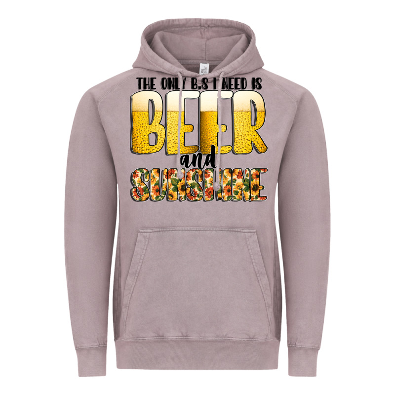 The Only C B S I Needis Beer And Sunshine Vintage Hoodie by CowhideDigitalArt | Teevron