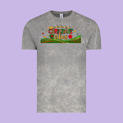 Christmas Vibes Libbey Glass Vintage Tee Designed By Bundleandbundleshop