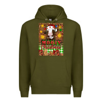 Army Green Mooey christmas air freshener Premium Hoodie - Artiststas