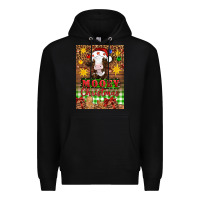 Black Mooey christmas air freshener Premium Hoodie - Artiststas