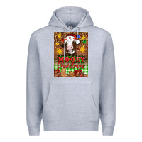 Heather Grey Mooey christmas air freshener Premium Hoodie - Artiststas