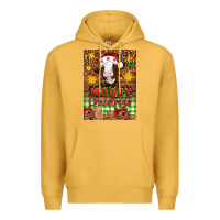 Mustard Mooey christmas air freshener Premium Hoodie - Artiststas