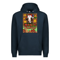Navy Mooey christmas air freshener Premium Hoodie - Artiststas