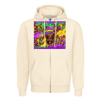 Sandshell highland cow mardi gras tumbler Zipper Hoodie - JahusDesignShop