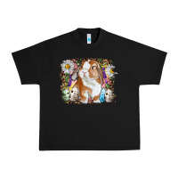 Black Easter Bunny With Quail Eggs And Daisy Urban Heavy Tee - RanaPortraitStore