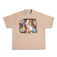 Burro Easter Bunny With Quail Eggs And Daisy Urban Heavy Tee - RanaPortraitStore