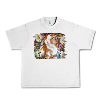 Lunar Rock Easter Bunny With Quail Eggs And Daisy Urban Heavy Tee - RanaPortraitStore