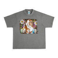 Tornado Easter Bunny With Quail Eggs And Daisy Urban Heavy Tee - RanaPortraitStore