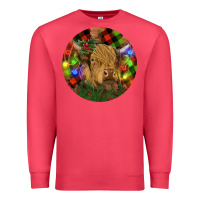 Cardinal Brown Cow Christmas Premium Sweatshirt - RanaPortraitStore