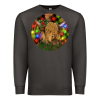 Smoke Brown Cow Christmas Premium Sweatshirt - RanaPortraitStore