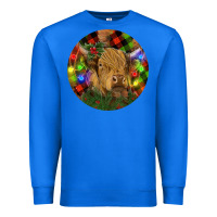 True Royal Brown Cow Christmas Premium Sweatshirt - RanaPortraitStore