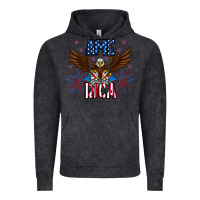 Vintage Black America eagle Vintage Hoodie - CowhideDigitalArt
