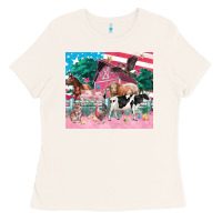 Bone American farm animals tumbler 4th of july Ladies Tee - FaDigitalArtStudio