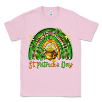 Bubblegum Pink St. Patrick's Day rainbow Classic Tee - HowdyJamesFarm