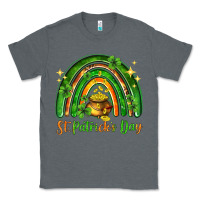 Charcoal Heather St. Patrick's Day rainbow Classic Tee - HowdyJamesFarm