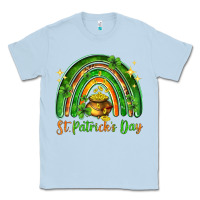 Dusty Blue St. Patrick's Day rainbow Classic Tee - HowdyJamesFarm