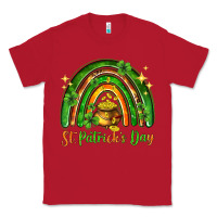 Red St. Patrick's Day rainbow Classic Tee - HowdyJamesFarm