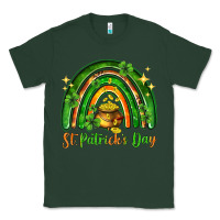 Sports Green St. Patrick's Day rainbow Classic Tee - HowdyJamesFarm