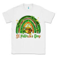 White St. Patrick's Day rainbow Classic Tee - HowdyJamesFarm