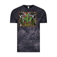 Cloud Black aztec cowhide cacti Vintage Tee - RanaPortraitStore