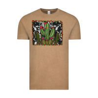 Vintage Coffee aztec cowhide cacti Vintage Tee - RanaPortraitStore