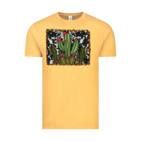 Vintage Mustard aztec cowhide cacti Vintage Tee - RanaPortraitStore