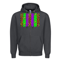 Smoke mardi gras brush stoke Zipper Hoodie - JahusDesignShop