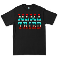 Black Mama Tried Serape Premium Tee - CowCowDesign
