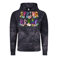 Cloud Black SPRING BREAK Vintage Hoodie - CowhideDigitalArt