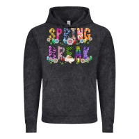 Vintage Black SPRING BREAK Vintage Hoodie - CowhideDigitalArt
