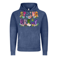 Vintage Denim SPRING BREAK Vintage Hoodie - CowhideDigitalArt
