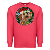 Cardinal Cockapoo Christmas Premium Sweatshirt - RanaPortraitStore