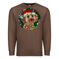 Chestnut Cockapoo Christmas Premium Sweatshirt - RanaPortraitStore