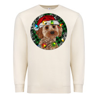 Sandshell Cockapoo Christmas Premium Sweatshirt - RanaPortraitStore