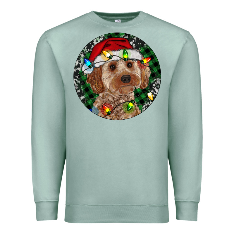 Cockapoo Christmas Premium Sweatshirt by RanaPortraitStore | Teevron