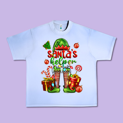 Santa S Helper Urban Heavy Tee Designed By Fadigitalartstudio