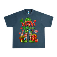 Midnight Navy santa s helper Urban Heavy Tee - FaDigitalArtStudio