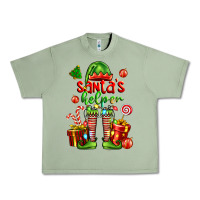 Oil Green santa s helper Urban Heavy Tee - FaDigitalArtStudio