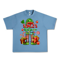 Pebble Blue santa s helper Urban Heavy Tee - FaDigitalArtStudio