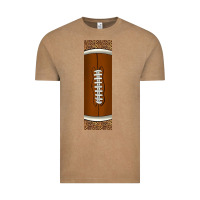 Vintage Coffee american football with leopard pen wraps Vintage Tee - BundleAndBundleShop