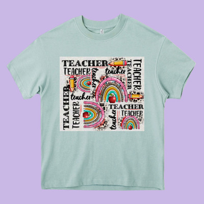 Teacher Tumbler Heavy Core Tee Designed By Cowgirlartshop