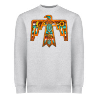 Heather Grey thunderbird Heavyweight Sweatshirt - JahusDesignShop