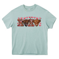Arona Xoxo highland cows Heavy Core Tee - RanaPortraitStore