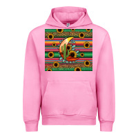 Fuchsia Pink western desert moon Urban Hoodie - Jasminsmagicworld